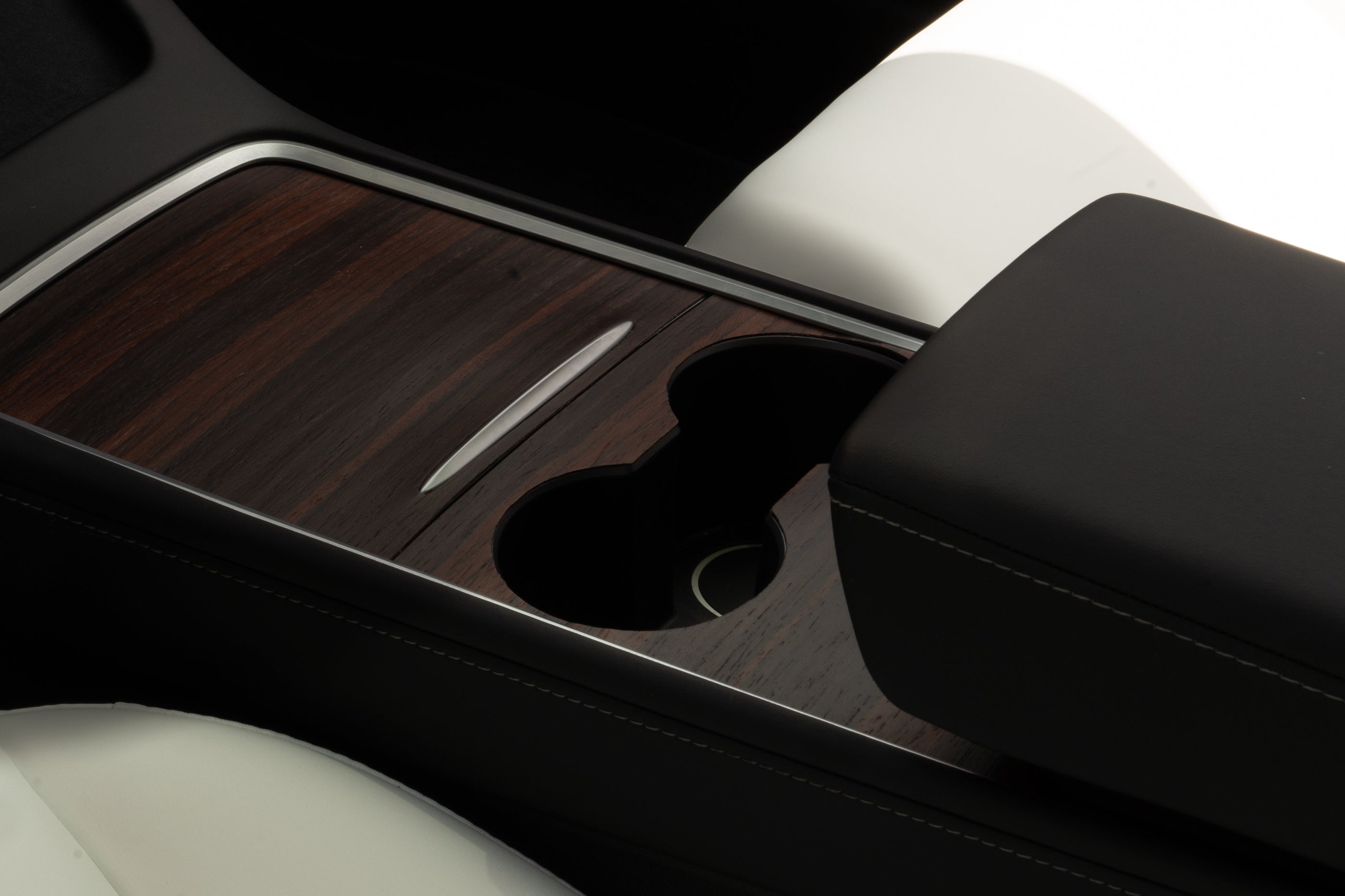 Couverture de console centrale en bois pour Tesla Model 3 & Model Y, Gen. 2