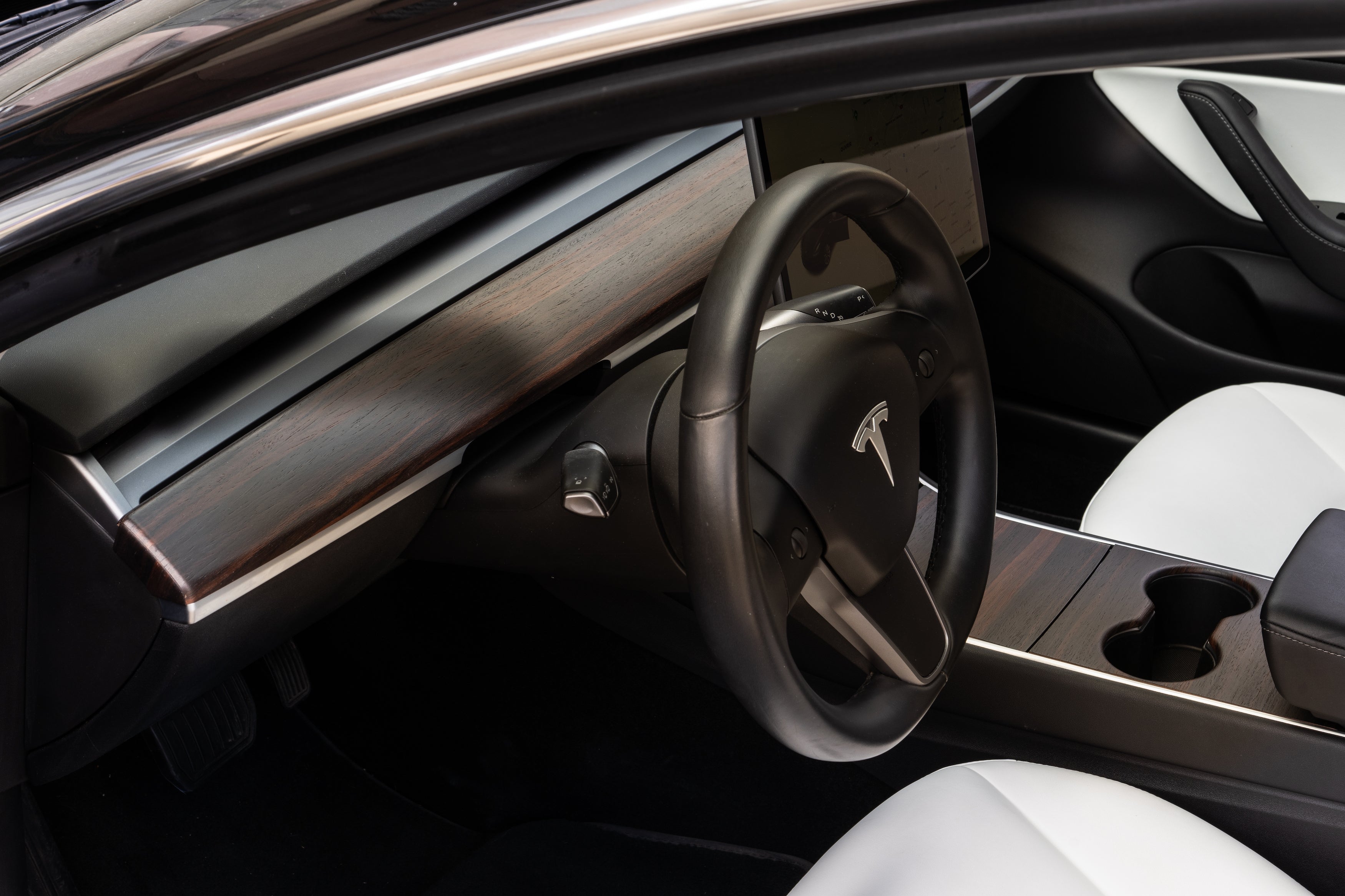 Housse de tableau de bord en flanelle pour Tesla modèle 3Y tapis